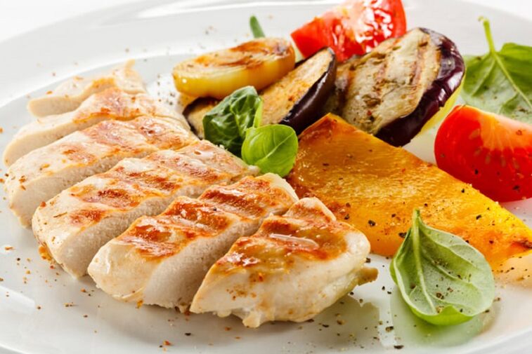 chicken fillets with vegetables for the dukan diet