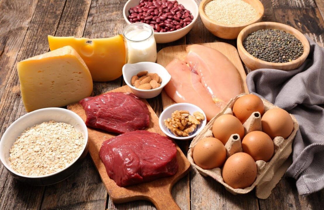 Allowed foods on a protein diet