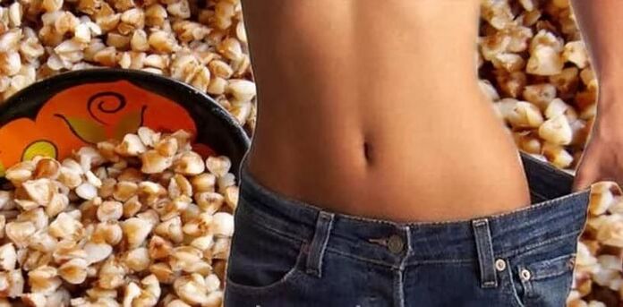 The result of weight loss on a buckwheat diet